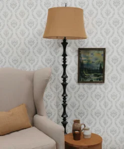 Antique Floral Wallpaper