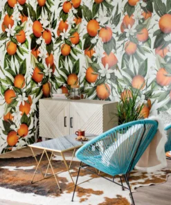 Alternative view of Blooming Citrus Wallpaper