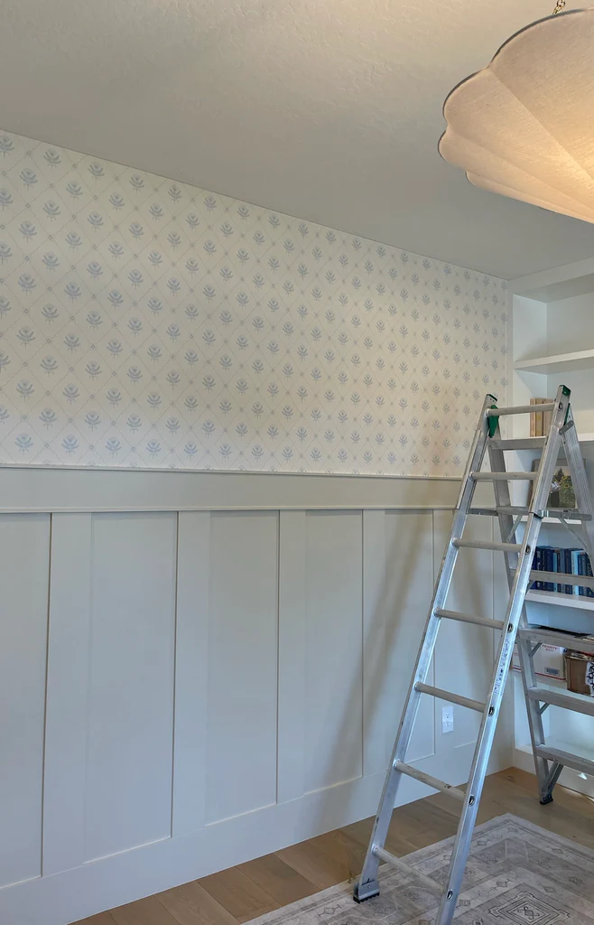 Blue Floral Trellis - Image 2
