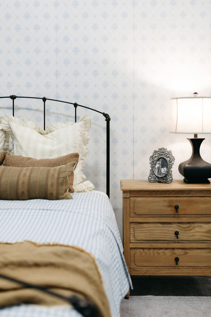 Blue Floral Trellis - Image 5