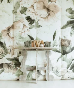 Blush Floral Wallpaper
