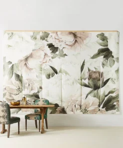 Alternative view of Blush Floral Wallpaper