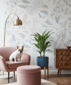 Alternative view of Breezy Botanical Mural