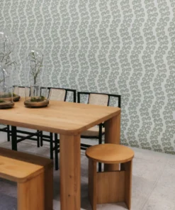 Alternative view of Organic Garden Waves Wallpaper