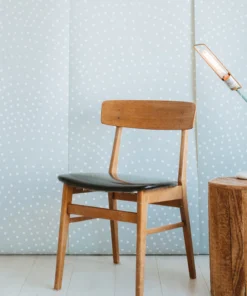 Alternative view of Crescent Polka Dots Mural