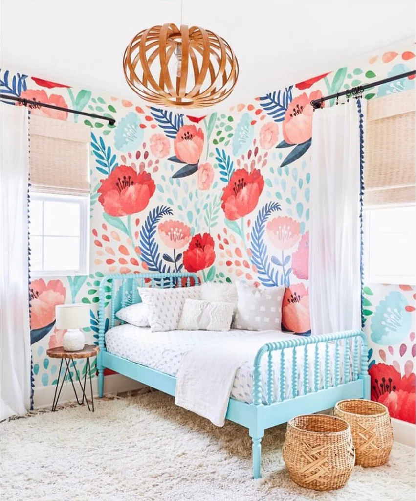 Crimson Poppy Mural - Image 3