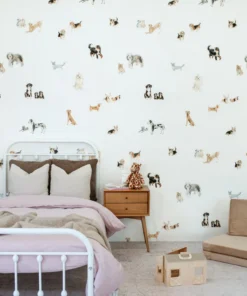 Alternative view of Dogs Mural