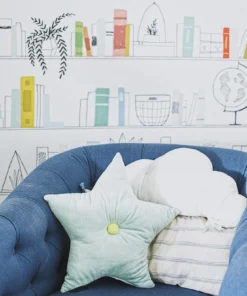 Alternative view of Leo's Library Wallpaper