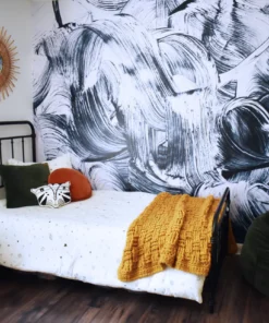 Alternative view of Paint Strokes Mural