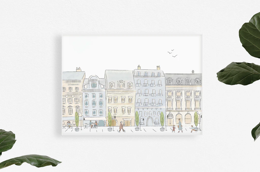 Parisian Street Mural - Image 9