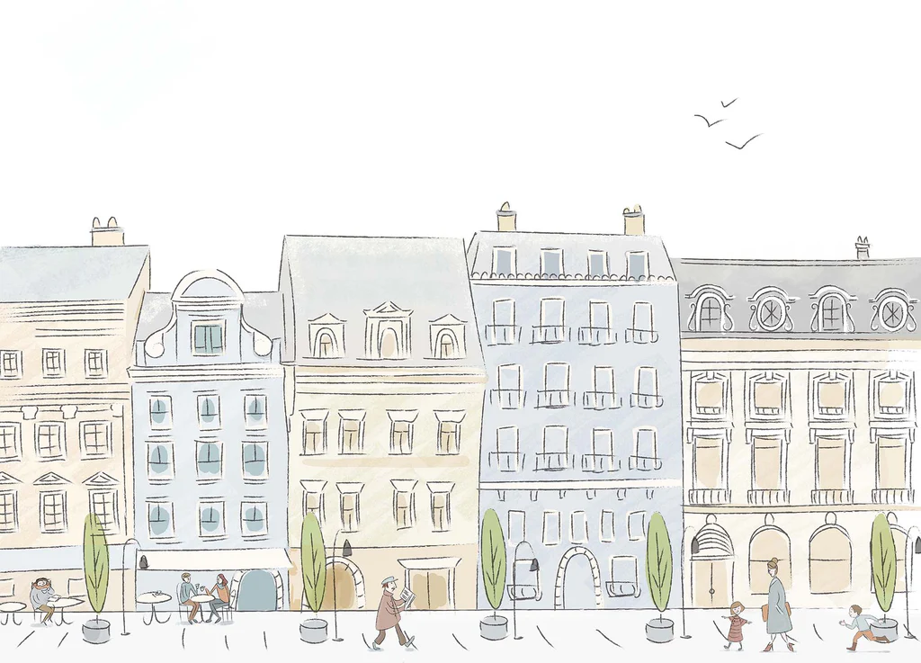 Parisian Street Mural - Image 8