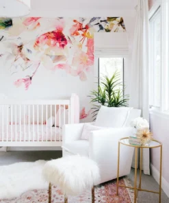 Alternative view of Spring Floral Mural