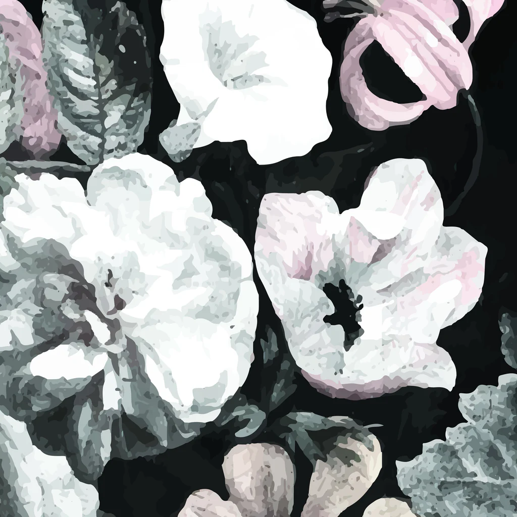 Still Life Floral Mural - Image 4