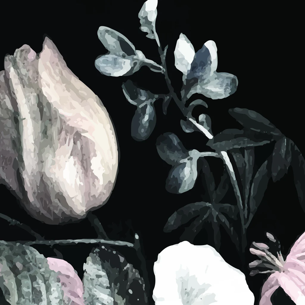 Still Life Floral Mural - Image 5