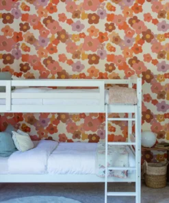Summer Love Floral Wallpaper