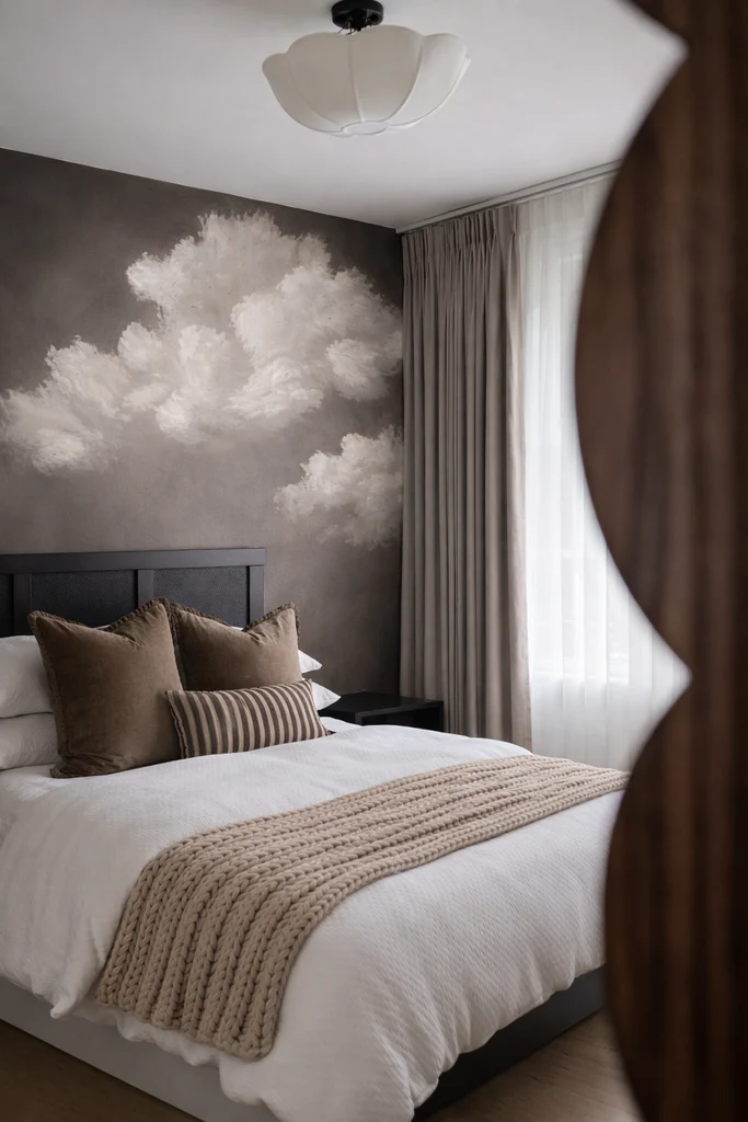 Velvet Clouds Mural