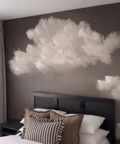 Alternative view of Velvet Clouds Mural