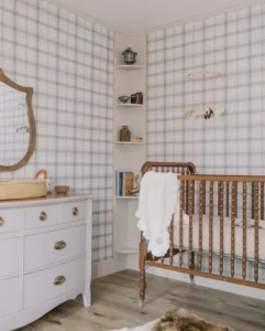 Woven Gingham Wallpaper